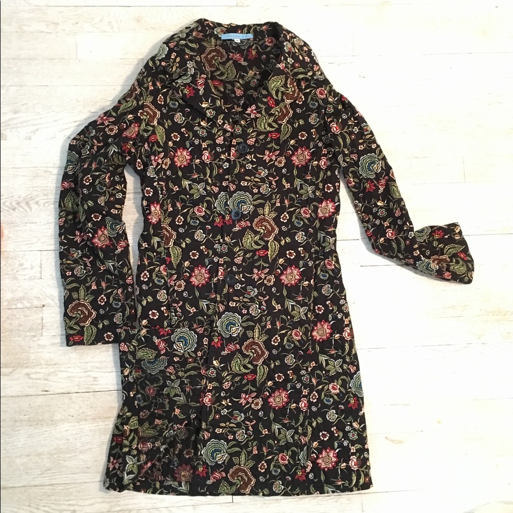 Johnny Was multicolor size medium long jacket